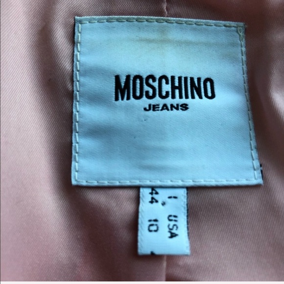 MOSCHINO jeans pink leopard blazer - Picture 9 of 11